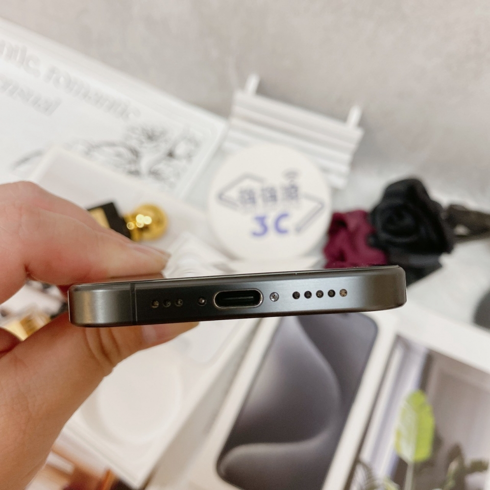 佳里-二手 iPhone15 Pro 256G 黑色 #45569（店家保固365天）