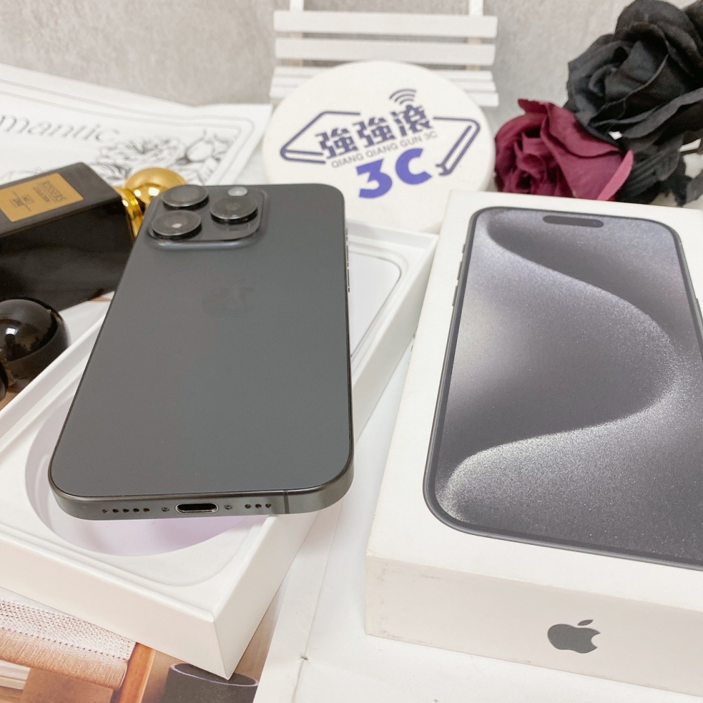 佳里-二手 iPhone15 Pro 256G 黑色 #45569（店家保固365天）