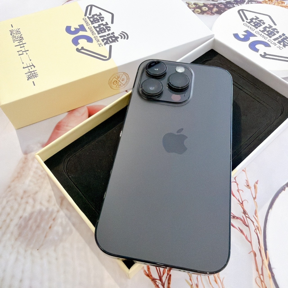 善化-二手iPhone14 Pro 256G 黑色 #05998（店保365天）