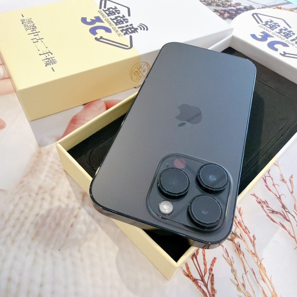 善化-二手iPhone14 Pro 256G 黑色 #05998（店保365天）