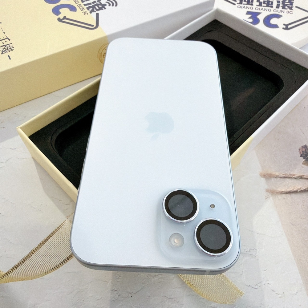 善化-二手iPhone15 128G 藍色 #13264（店保365天）