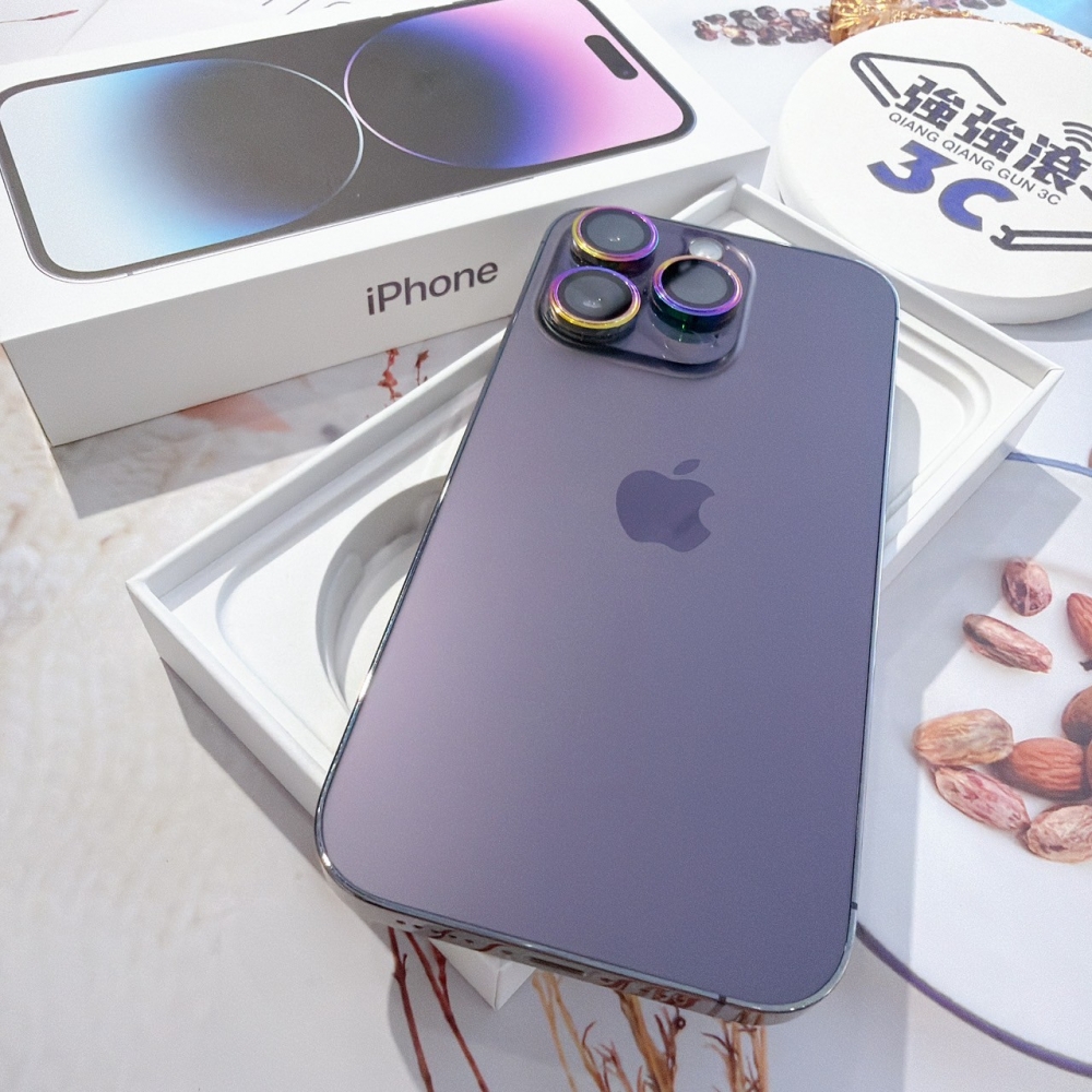 善化-二手iPhone14 Pro 256G 紫色 #33415（店保365天）