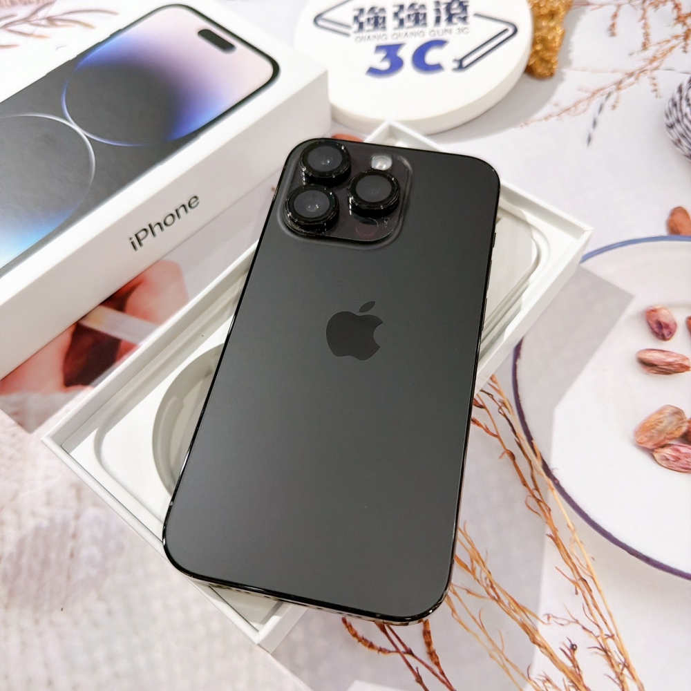 善化-二手iPhone14 Pro 128G 黑色 #50498（店保365天）