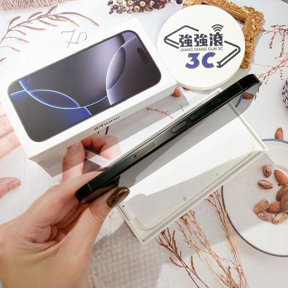 善化-二手iPhone16 Pro 128G 黑色 #80412（店保365天）