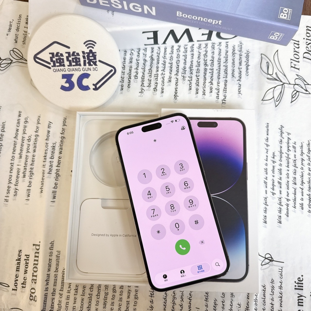 鹽行-二手 iPhone 14Pro Max 128G 紫色 #13132（店家保固365天）
