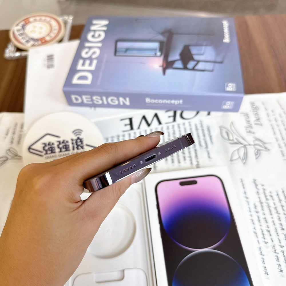 鹽行-二手 iPhone 14Pro Max 128G 紫色 #13132（店家保固365天）