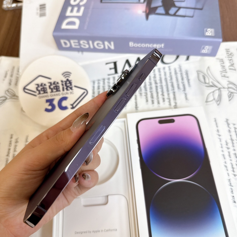 鹽行-二手 iPhone 14Pro Max 128G 紫色 #13132（店家保固365天）