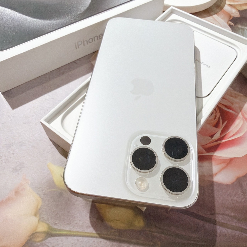 善化-二手iPhone15 ProMax 256G 白色 #94437(店保365天)