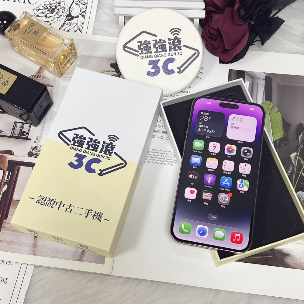 佳里-二手 iPhone14 Pro Max 256G 紫色 #64600（店家保固365天）