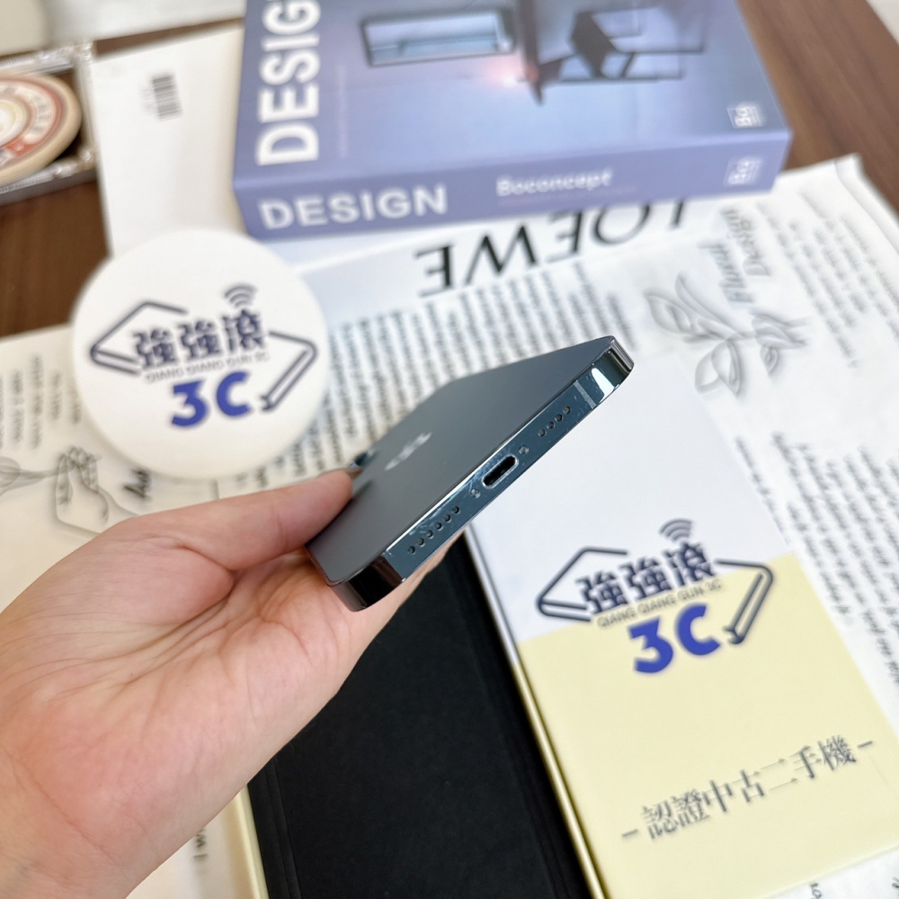 鹽行-二手 iPhone 12 Pro Max 128G 藍色*15543（店保90天）