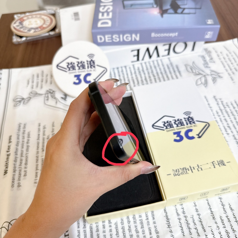 鹽行-二手 iPhone15 256G 黑色#78300（店保365天）