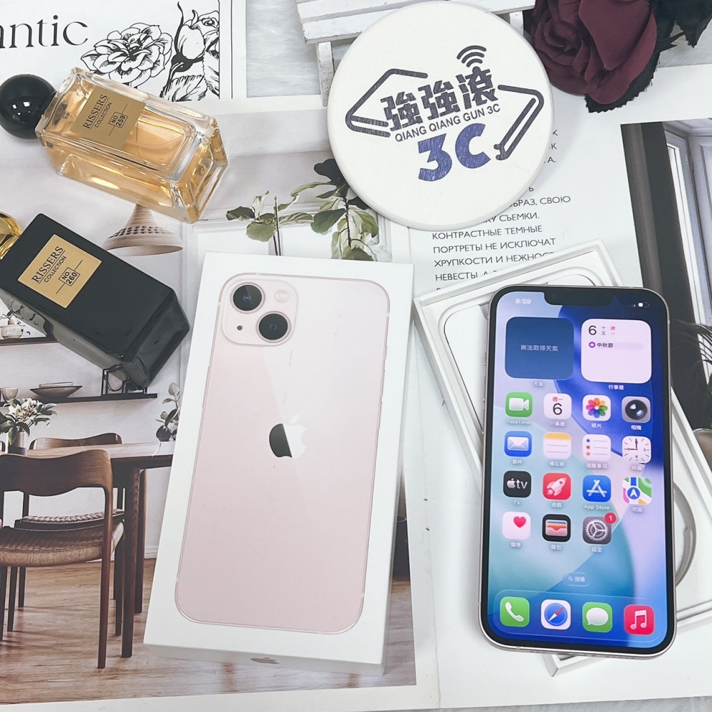 二手 iPhone 13 128G粉*15706（店家保固365天）