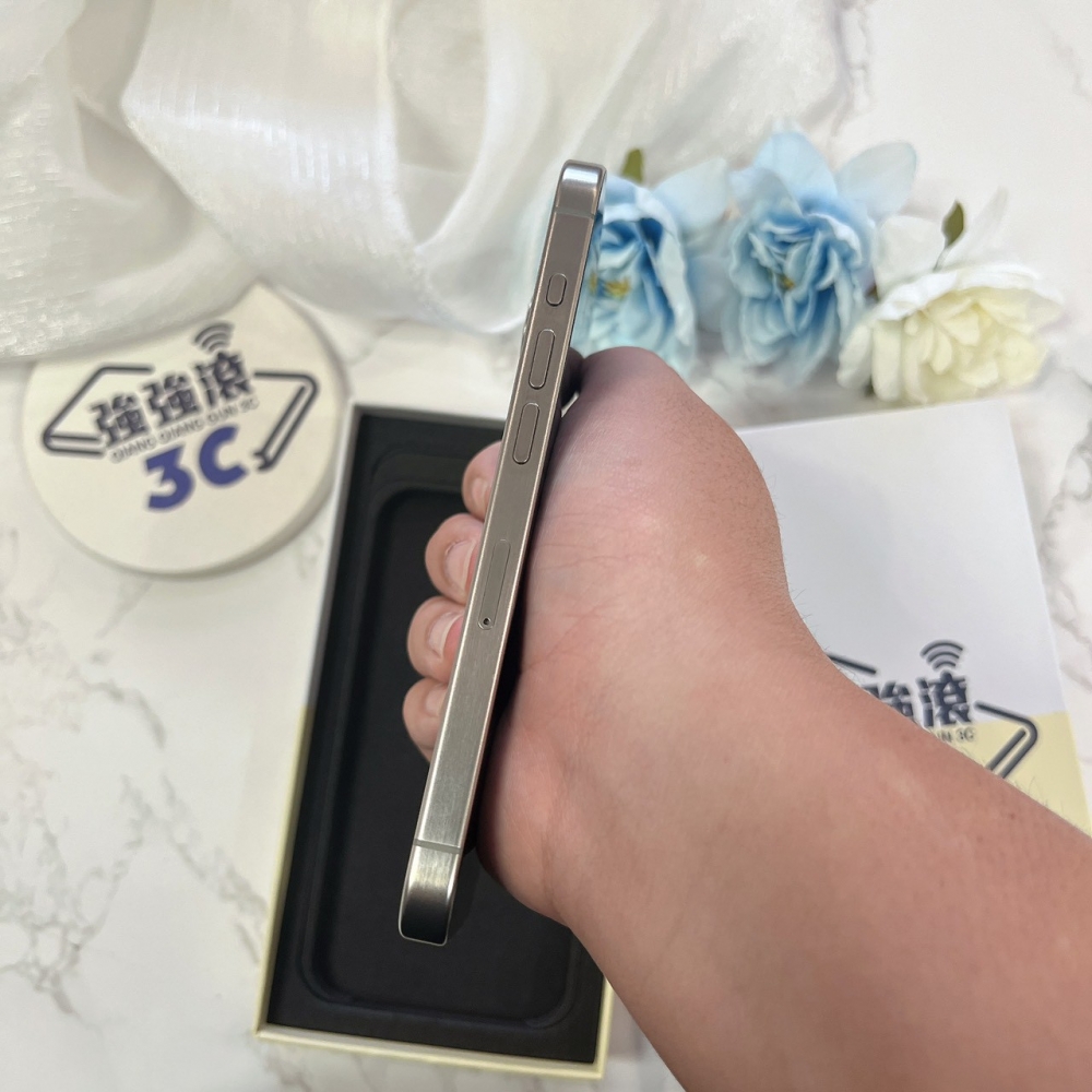 二手 iPhone 15 Pro 256G 原鈦色*68354（店保365天）