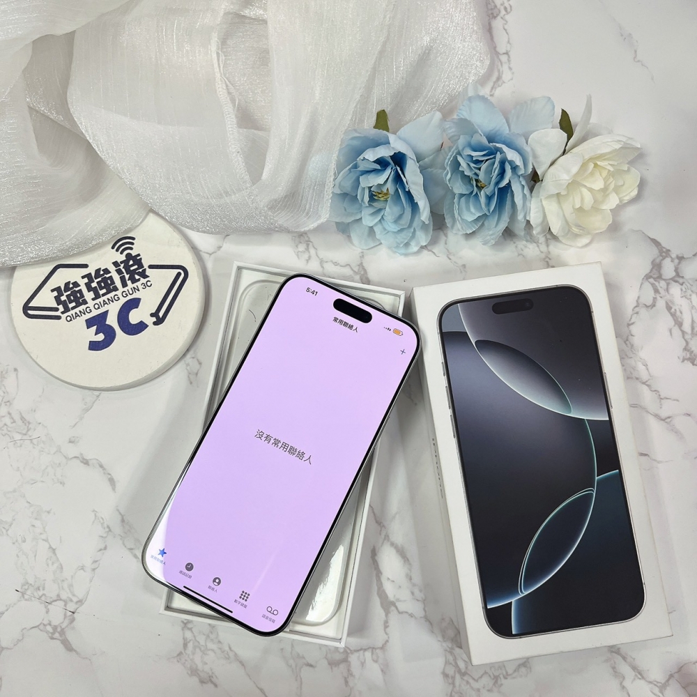 二手 iPhone 16 Pro Max 256G 白色*93672（店保365天）