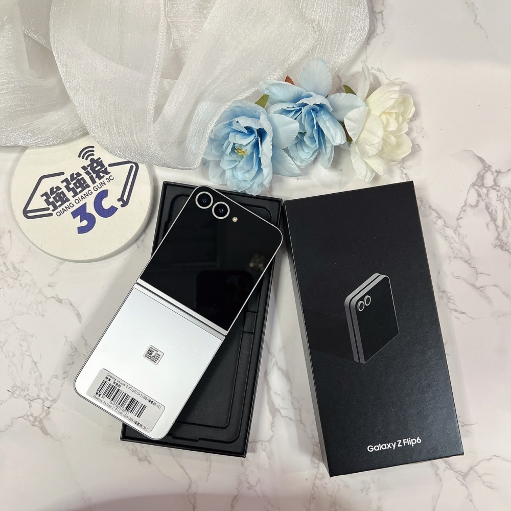 二手 三星Z flip 6 12+512g 銀  *46763（店保90天）
