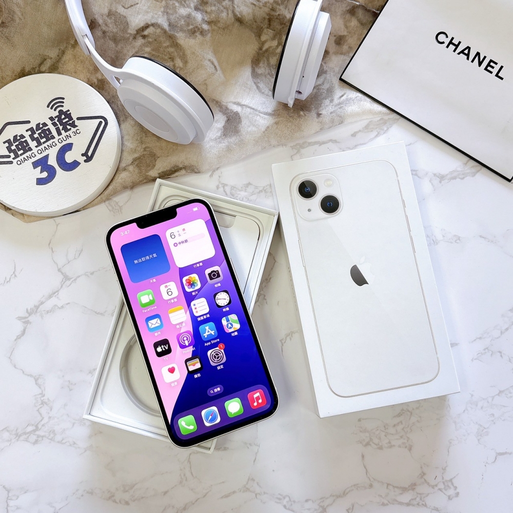 二手 iPhone 13 128G白*42069（店家保固365天）