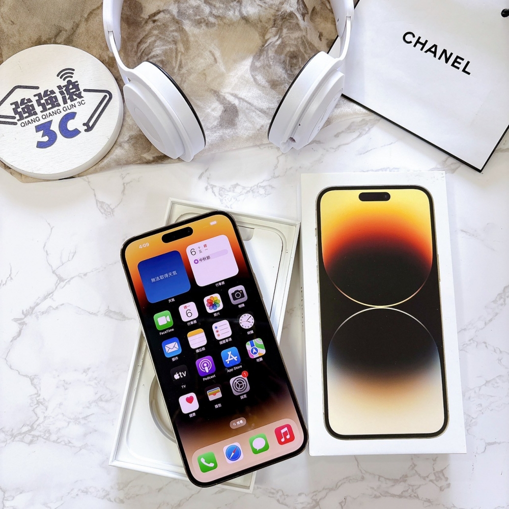 二手 iPhone 14ProMax256G金*10149（店家保固365天）