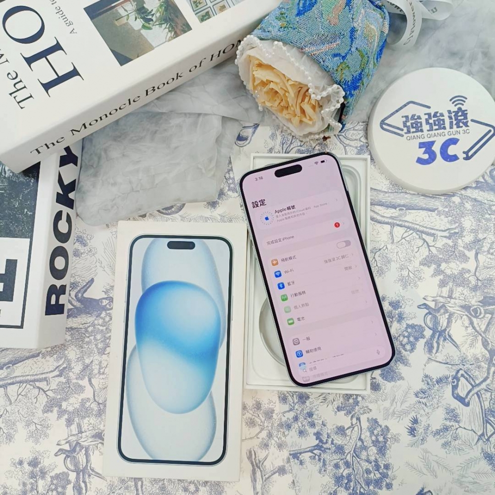 歸仁-二手 IPhone15 plus 256G 藍色#23765(店家保固365)