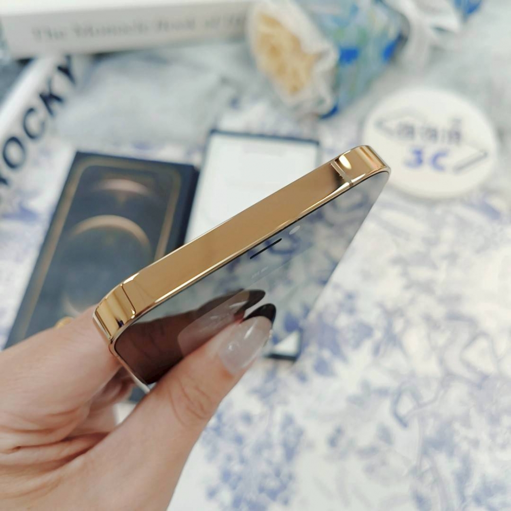 歸仁-二手 IPhone12 pro 128G 金色#31900(店家保固90)