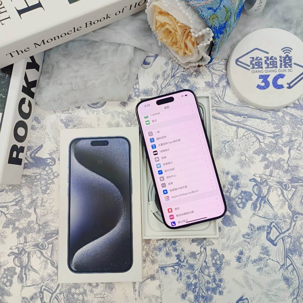 歸仁-二手 IPhone15Pro 128G 藍色#51000（店保365天）