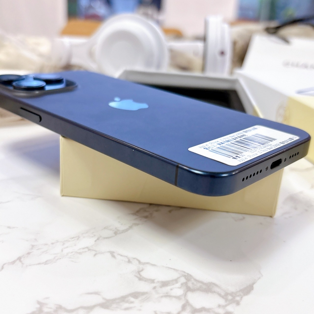 二手 iPhone15ProMax 256G 藍*90922（店家保固365天）