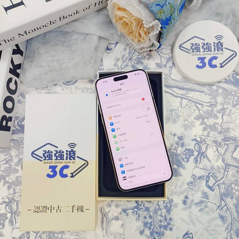 歸仁-二手 IPhone15Pro max 256G 白色#49254（店保365天）