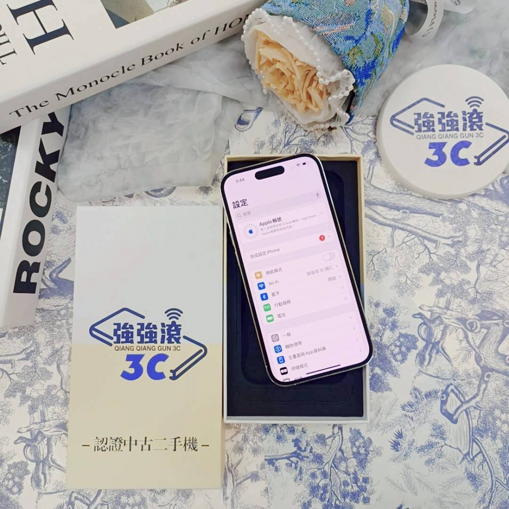 歸仁-二手 IPhone14Pro 128G 銀色#24423（店保365天）