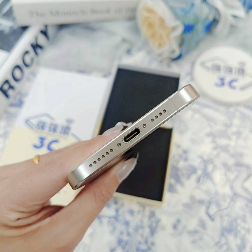 歸仁-二手 IPhone15Pro max 256G 白色#54341（店保365天）