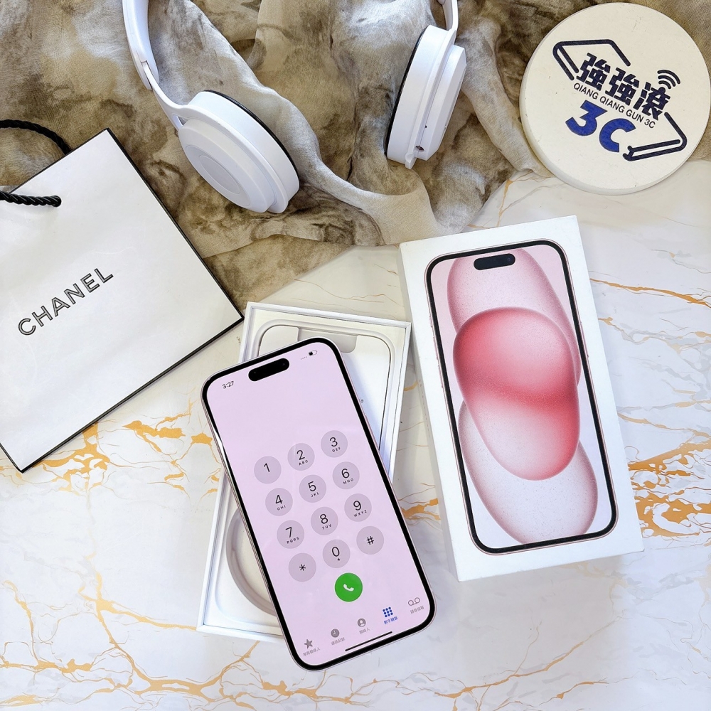 二手 iPhone15 256G 粉*38219（店家保固365天）