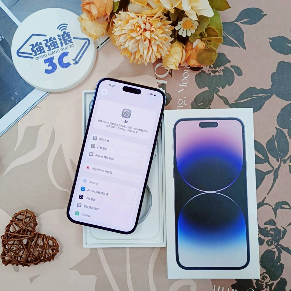 歸仁-二手 IPhone14pro max 128G 紫色#31603（店家保固365天）