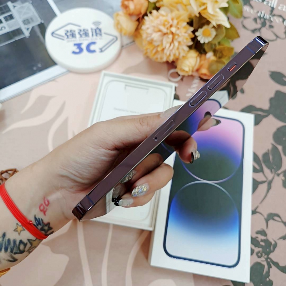 歸仁-二手 IPhone14pro max 128G 紫色#31603（店家保固365天）