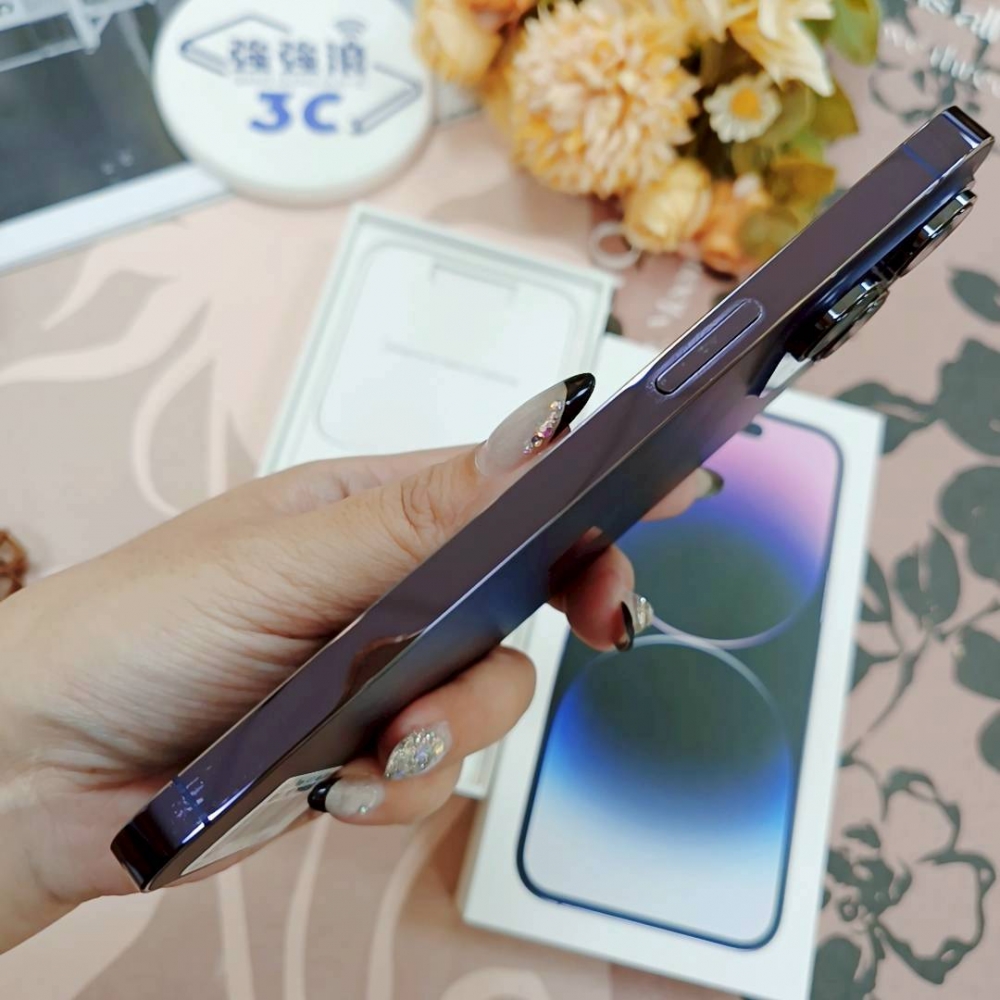 歸仁-二手 IPhone14pro max 128G 紫色#31603（店家保固365天）