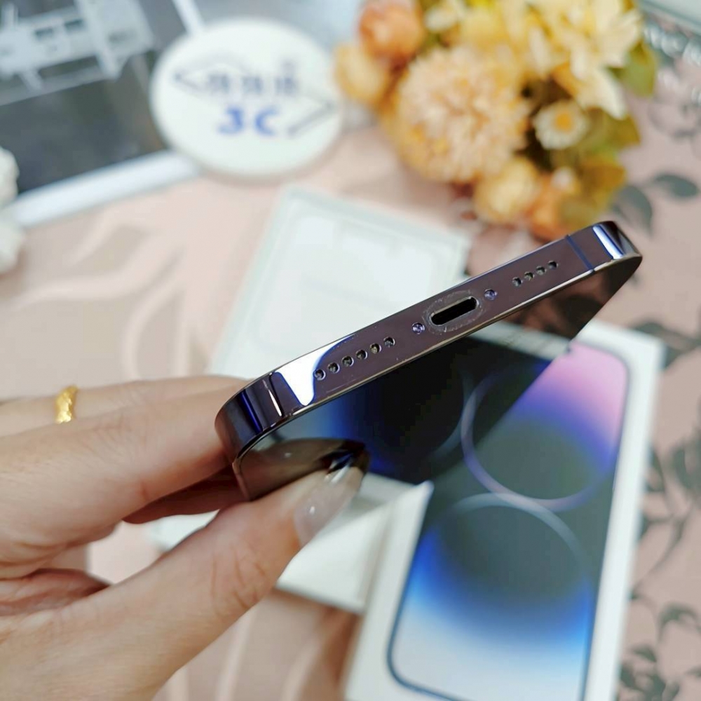 歸仁-二手 IPhone14pro max 128G 紫色#31603（店家保固365天）