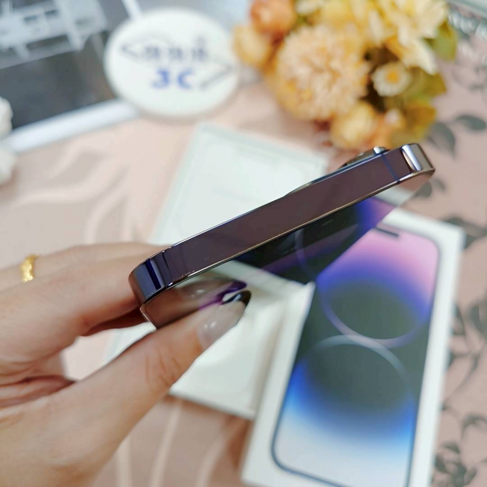 歸仁-二手 IPhone14pro max 128G 紫色#31603（店家保固365天）