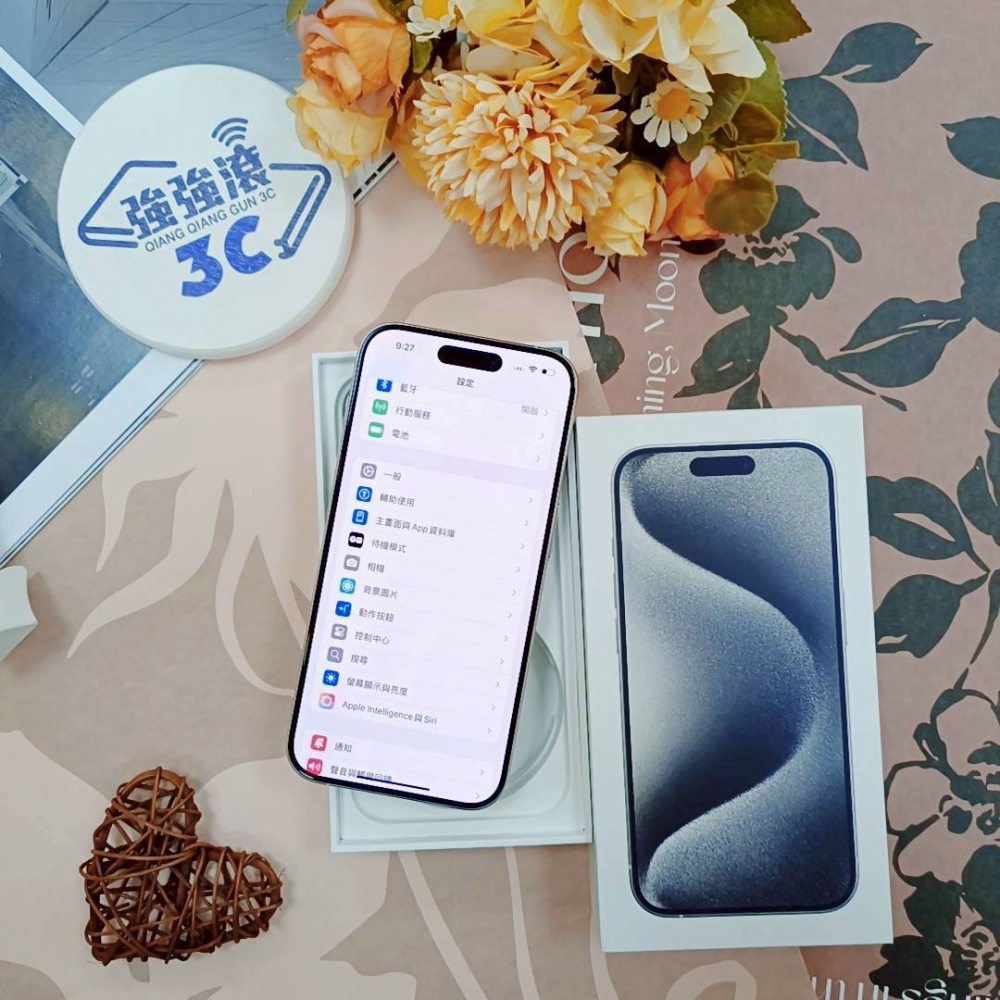 歸仁-二手 IPhone15pro 256G 白色#85948（店家保固365天）