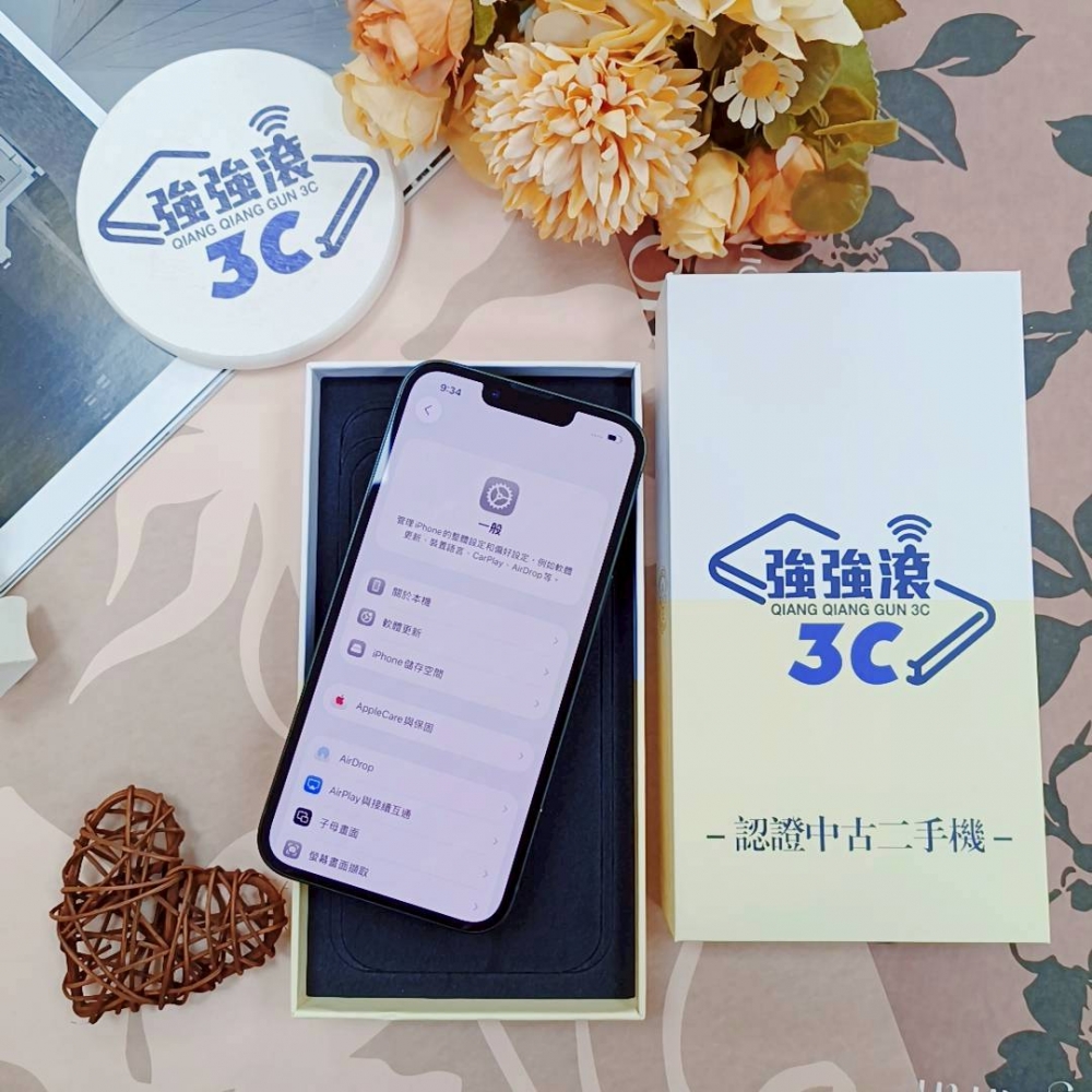 歸仁-二手 IPhone13 128G 綠色#09527（店家保固365天）