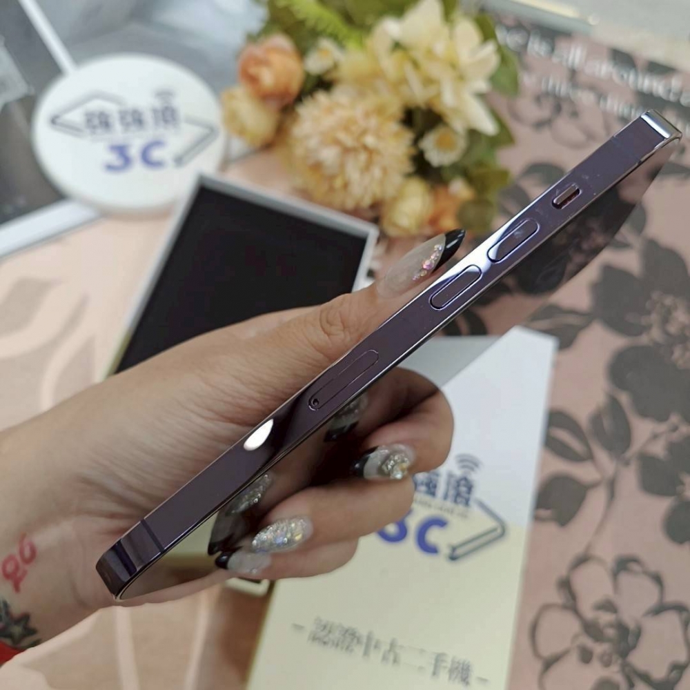 歸仁-二手 IPhone14pro 512G 紫色#47141（店家保固365天）