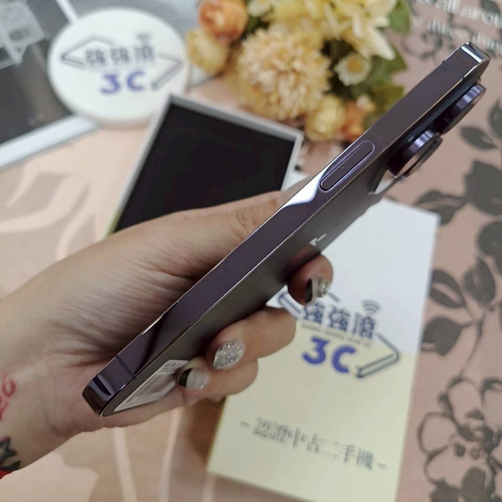 歸仁-二手 IPhone14pro 512G 紫色#47141（店家保固365天）