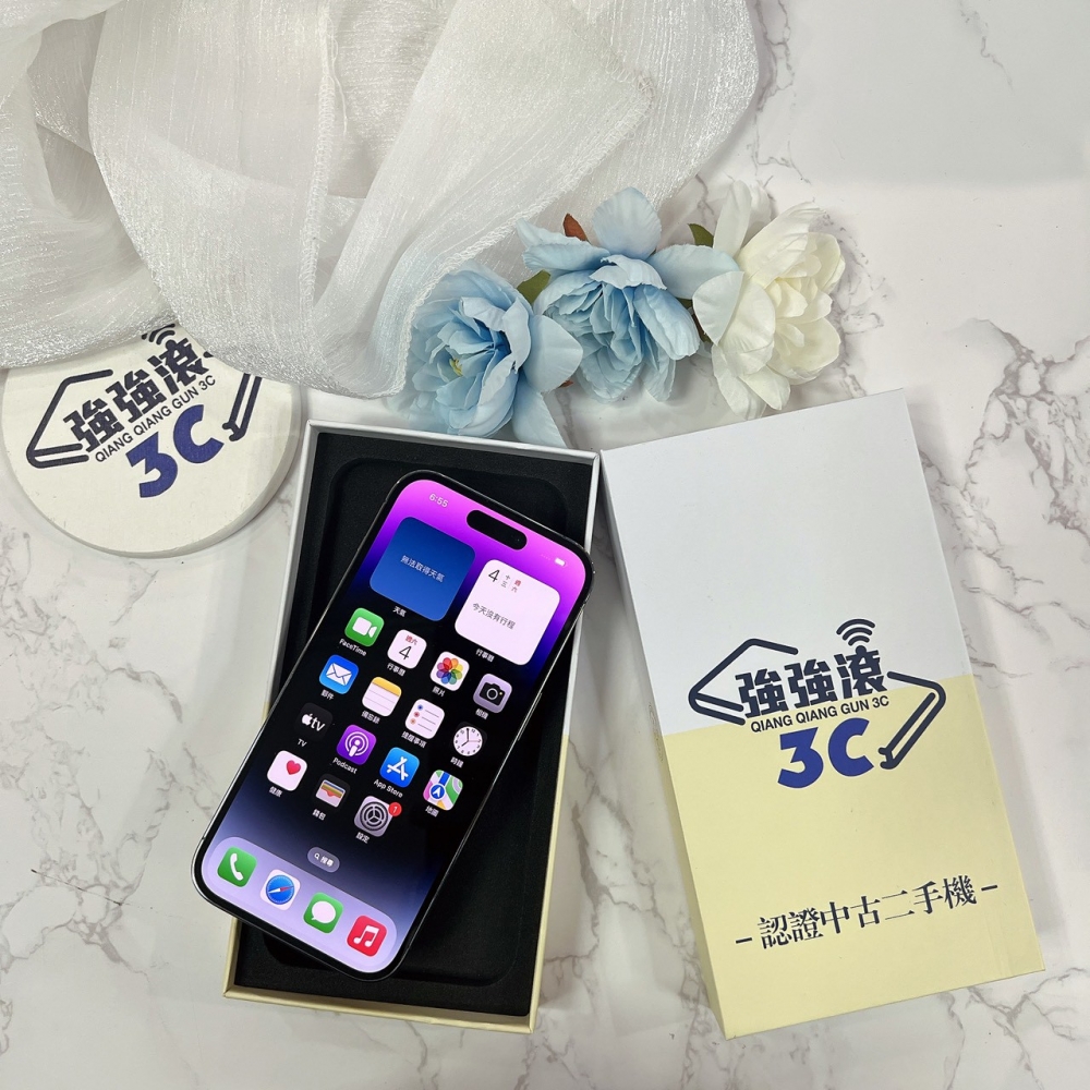 二手 14Pro256G 紫色*62078(店家保固365天)