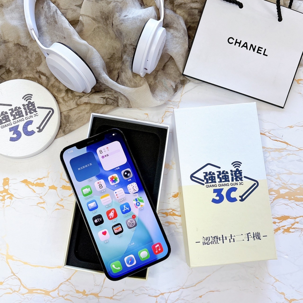 二手 iPhone12ProMax256G藍*23047（店家保固90天）