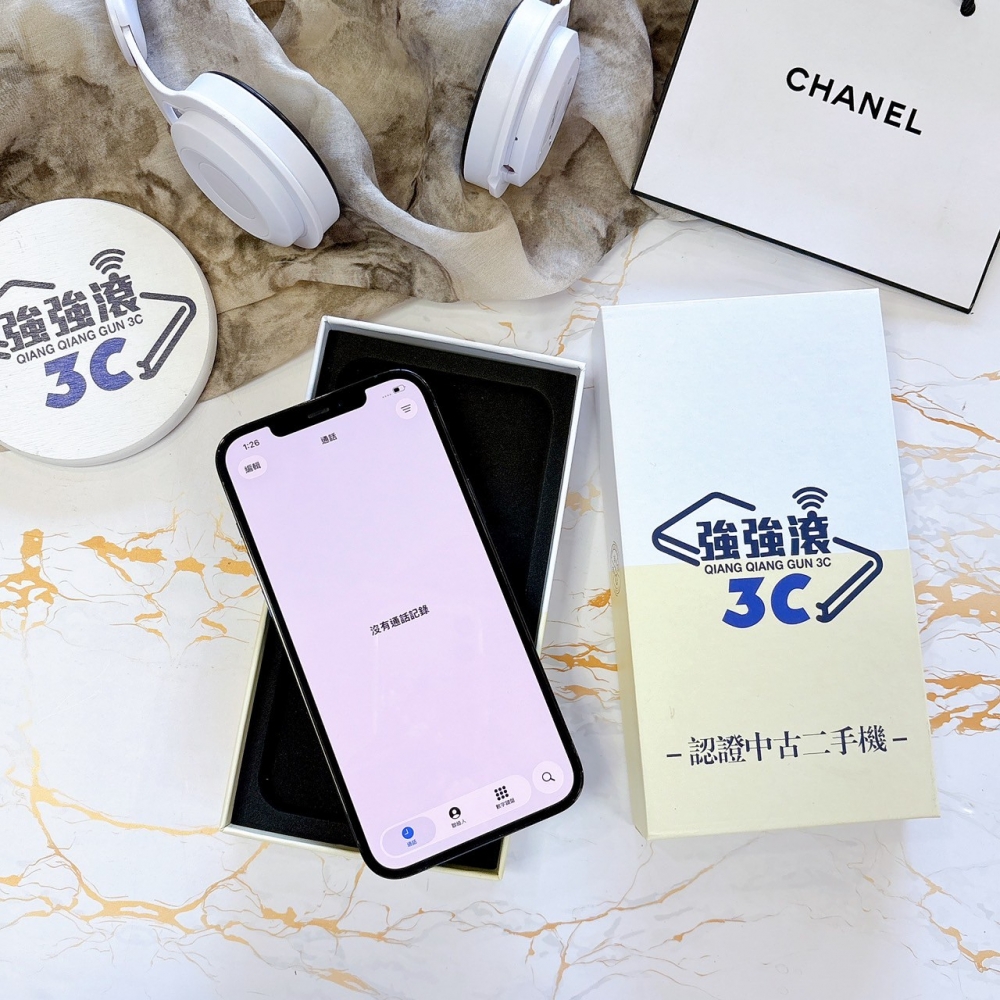 二手 iPhone12ProMax256G藍*23047（店家保固90天）