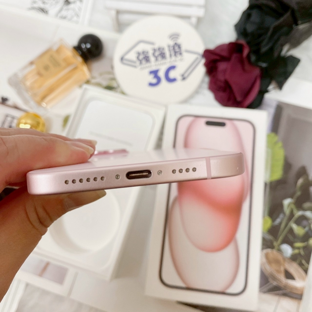 佳里-二手 iPhone15 PLUS 128G 粉色 #44724（店家保固365天）