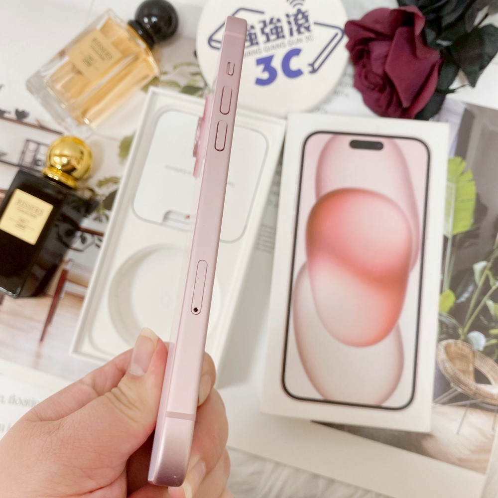 佳里-二手 iPhone15 PLUS 128G 粉色 #44724（店家保固365天）