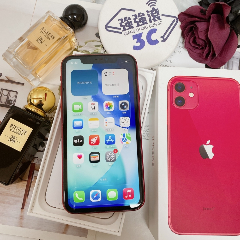  佳里-二手 iPhone11 64G 紅色 #67942（店家保固90天）