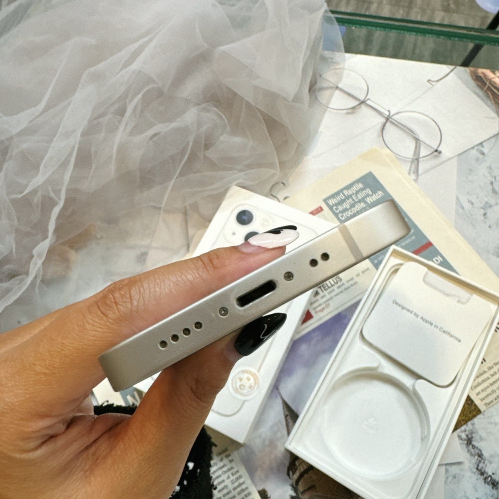 二手IPHONE 13 MINI 128G白*51780（店家保固90天）
