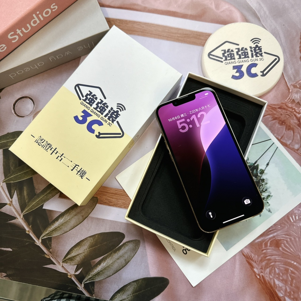 二手 IPHONE 13Pro128G 金色*99526 (店家保固365天)