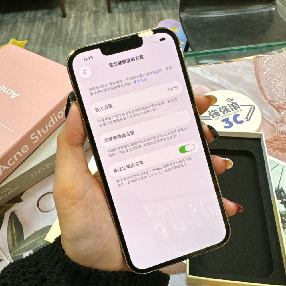 二手 IPHONE 13Pro128G 金色*99526 (店家保固365天)
