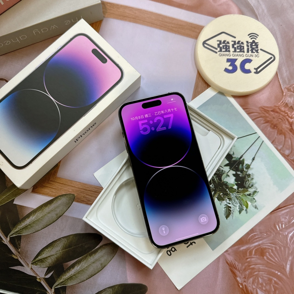 二手 IPHONE 14Pro128G 紫色*13765(店家保固365天)