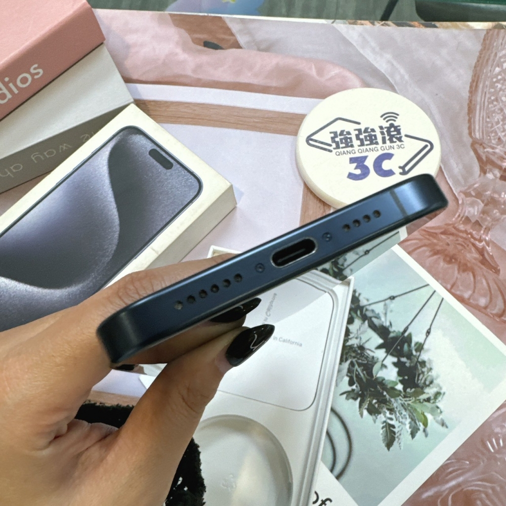 二手 iPhone 15 Pro Max 512G 藍色*18287（店保365天）