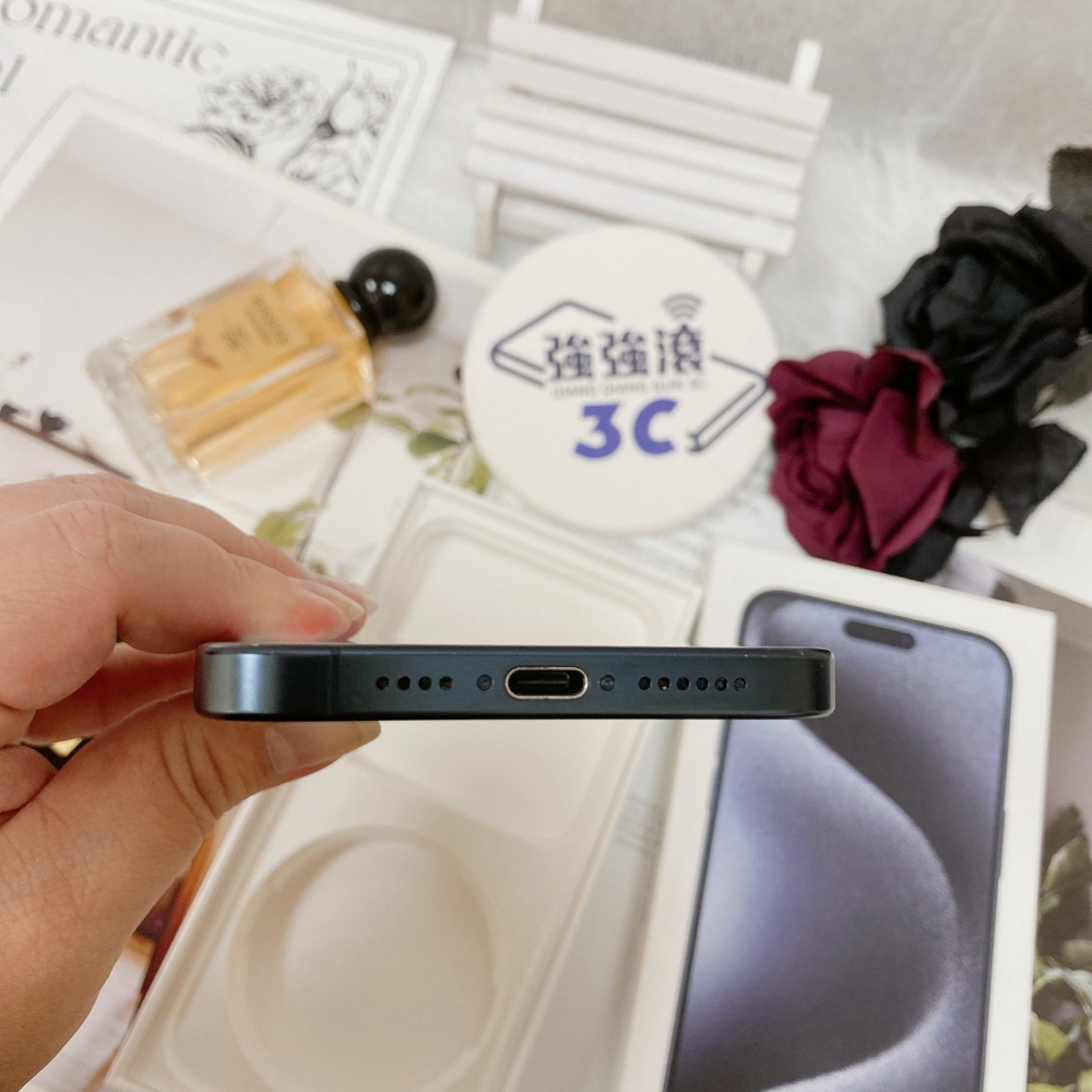 佳里-二手 iPhone15 Pro Max 512G 藍色 #54208（店家保固365天）